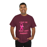 I Fight For My Friend Pink Ribbon Shirt