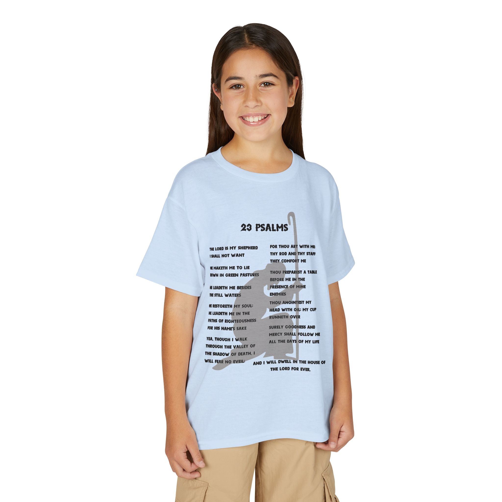 23 Psalms Youth T-shirt - Black