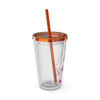 Breast Cancer Survivor 16oz Tumbler with Straw