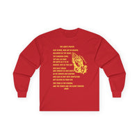 The Lord's Prayer Long Sleeve Tee - Gold