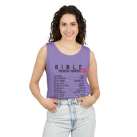 Bible Emergency Numbers Tank Top - Black