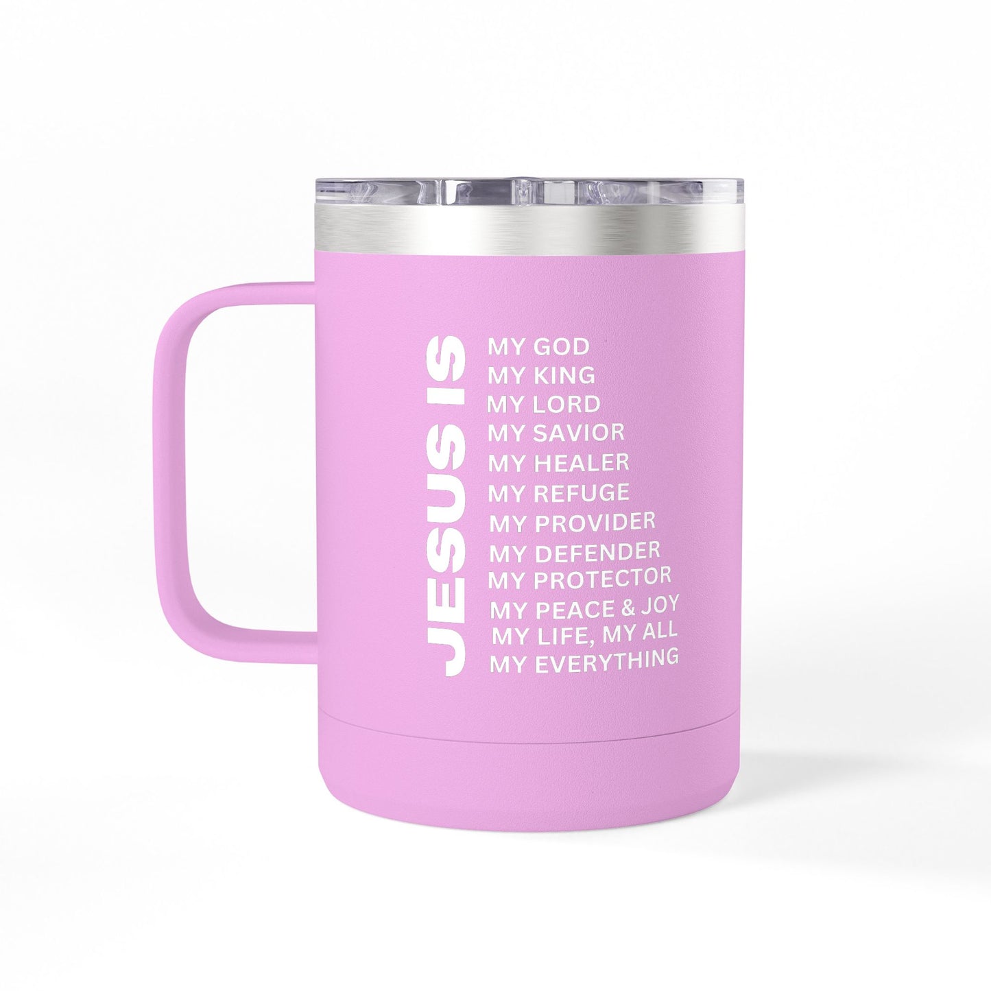 Christian Jesus Is 15oz Tumbler - White