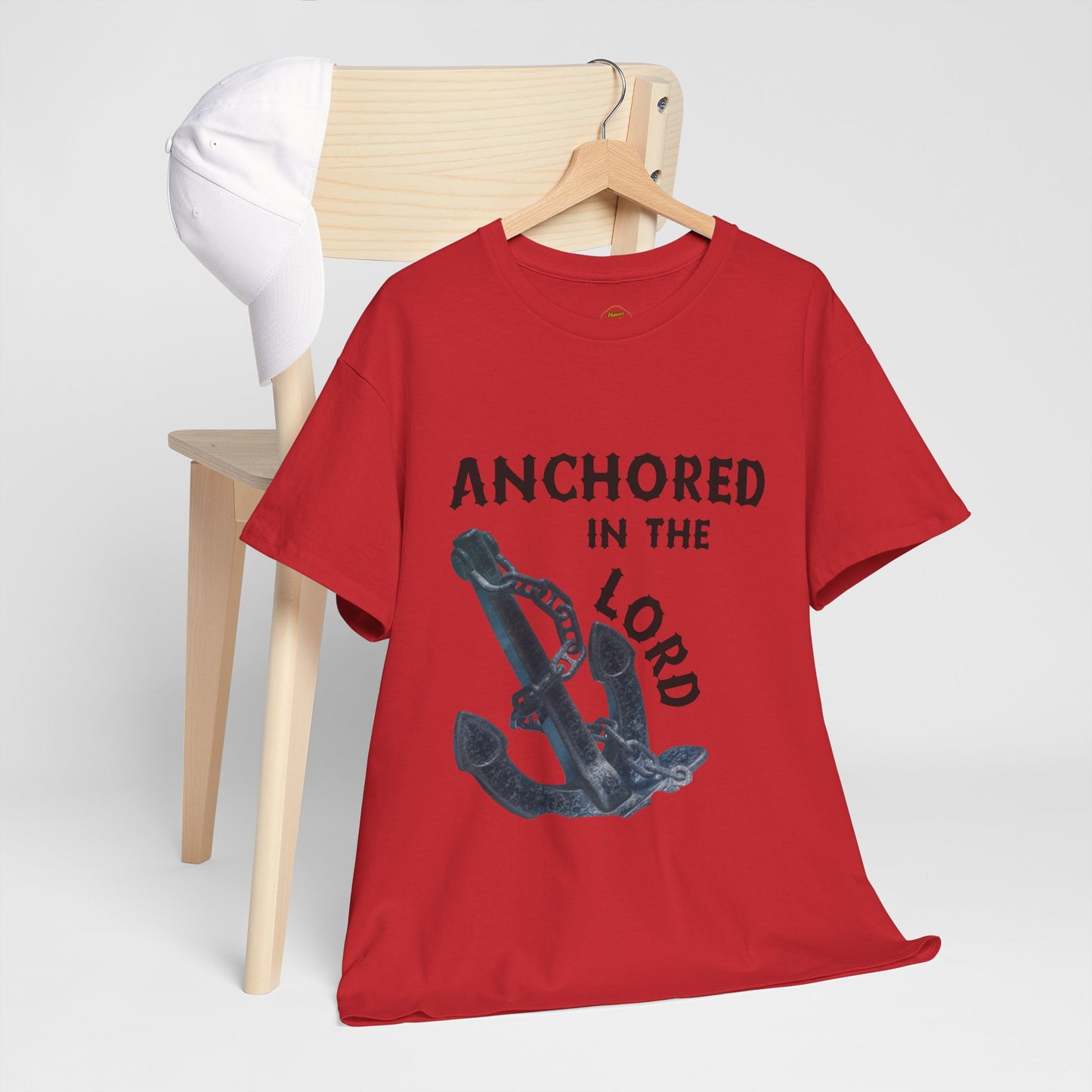 Anchored in the Lord T-Shirt - Black