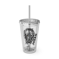 Lion of Judah 16oz Tumbler with Straw