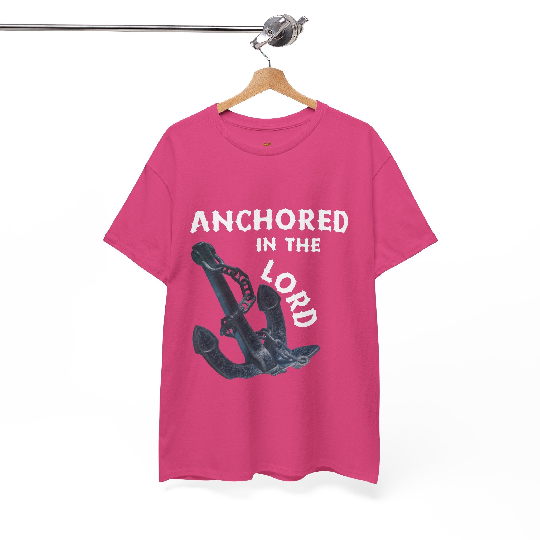 Anchored in the Lord T-Shirt - White