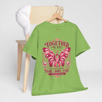 Together We Rise Breast Cancer Awareness T-Shirt — Fight Hope Cure Tee