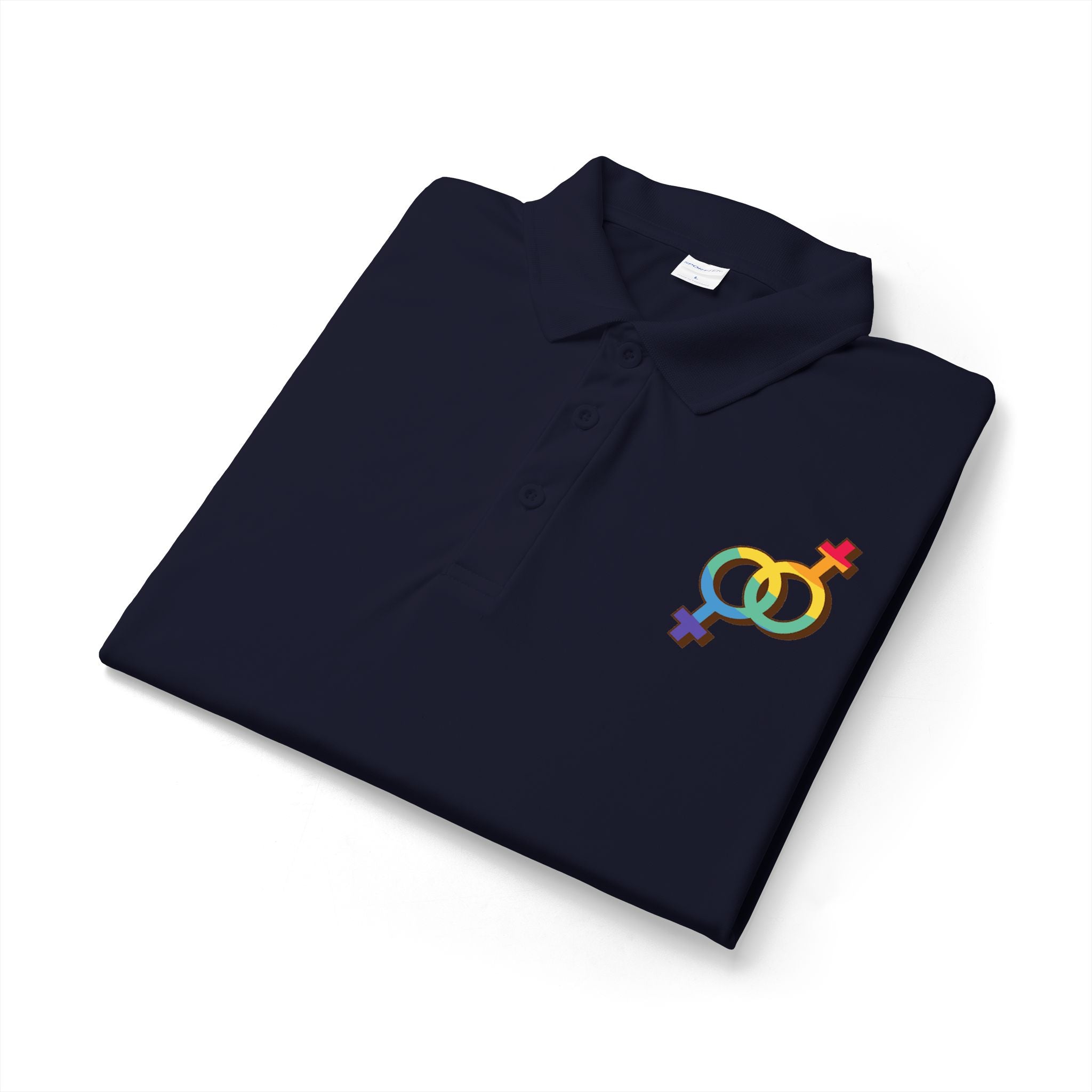 Female Rainbow Symbols Polo Shirt