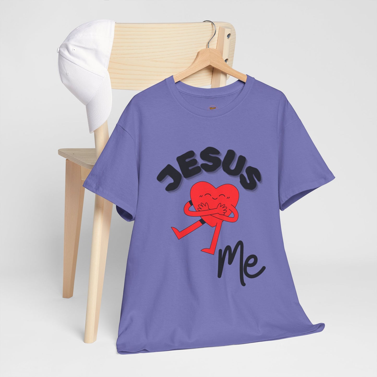 Jesus Loves Me Heart Tee – Cute Christian Faith Graphic T-Shirt