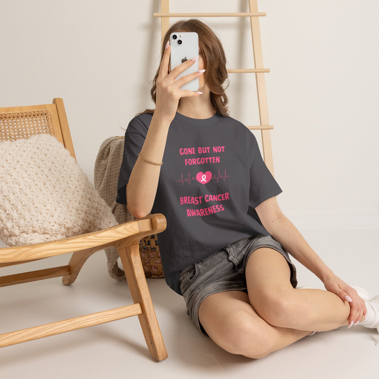 Gone But Not Forgotten Breast Cancer T-shirt