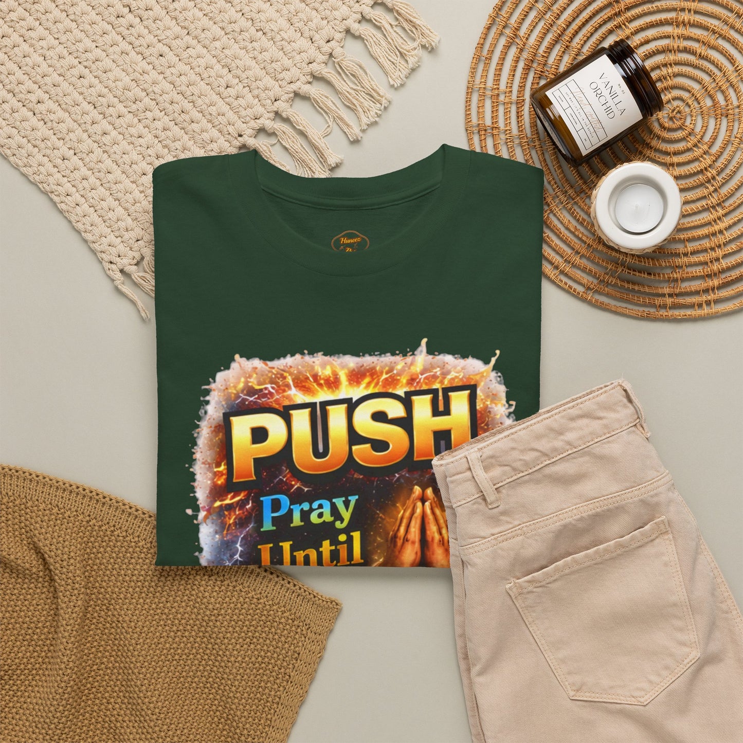Push: Pray Until Something Happens T-Shirt — Bible 2