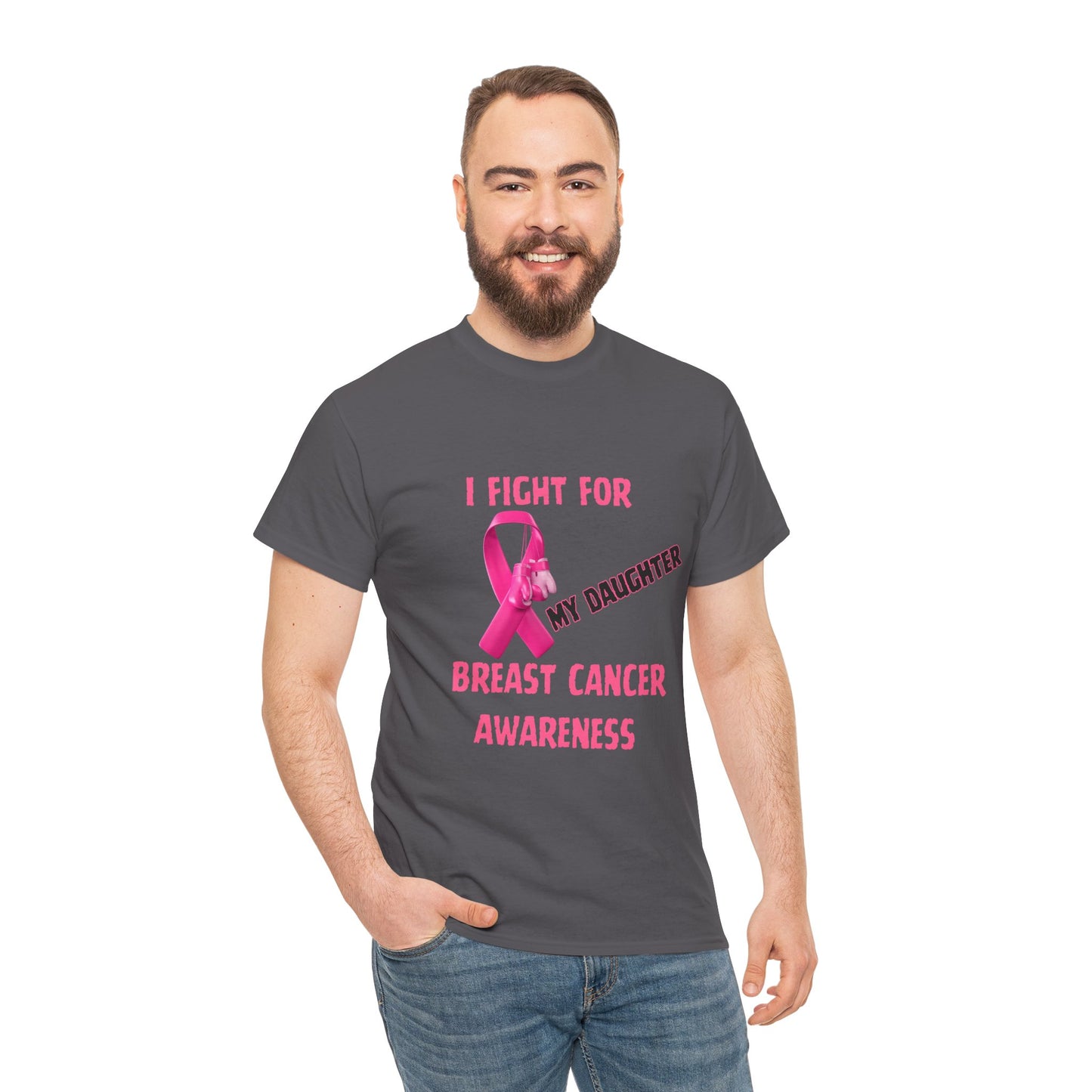I Fight For My Daughter Pink Ribbon Shirt