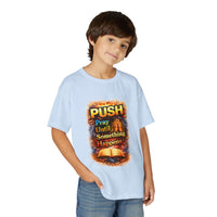 "Push: Pray Until Something Happens" Youth T-shirt - Bible