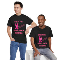 I Fight for My Niece Pink Ribbon T-Shirt