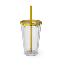 Christian JESUS IS 16oz Tumbler with Straw