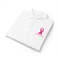 Breast Cancer Pink Ribbon “Stay in the Fight” Polo