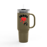 Jesus Loves Me Insulated Travel Mug, 40oz