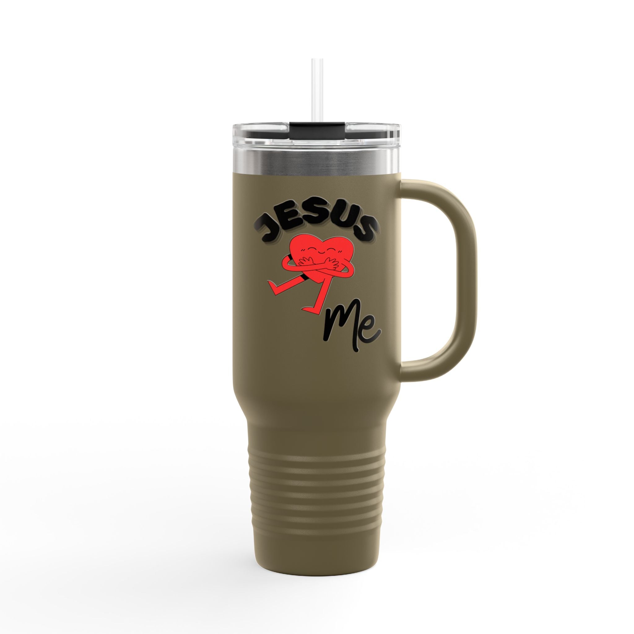 Jesus Loves Me Insulated Travel Mug, 40oz