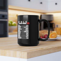 Bible Emergency Numbers Black Coffee Mug (11oz/15oz)