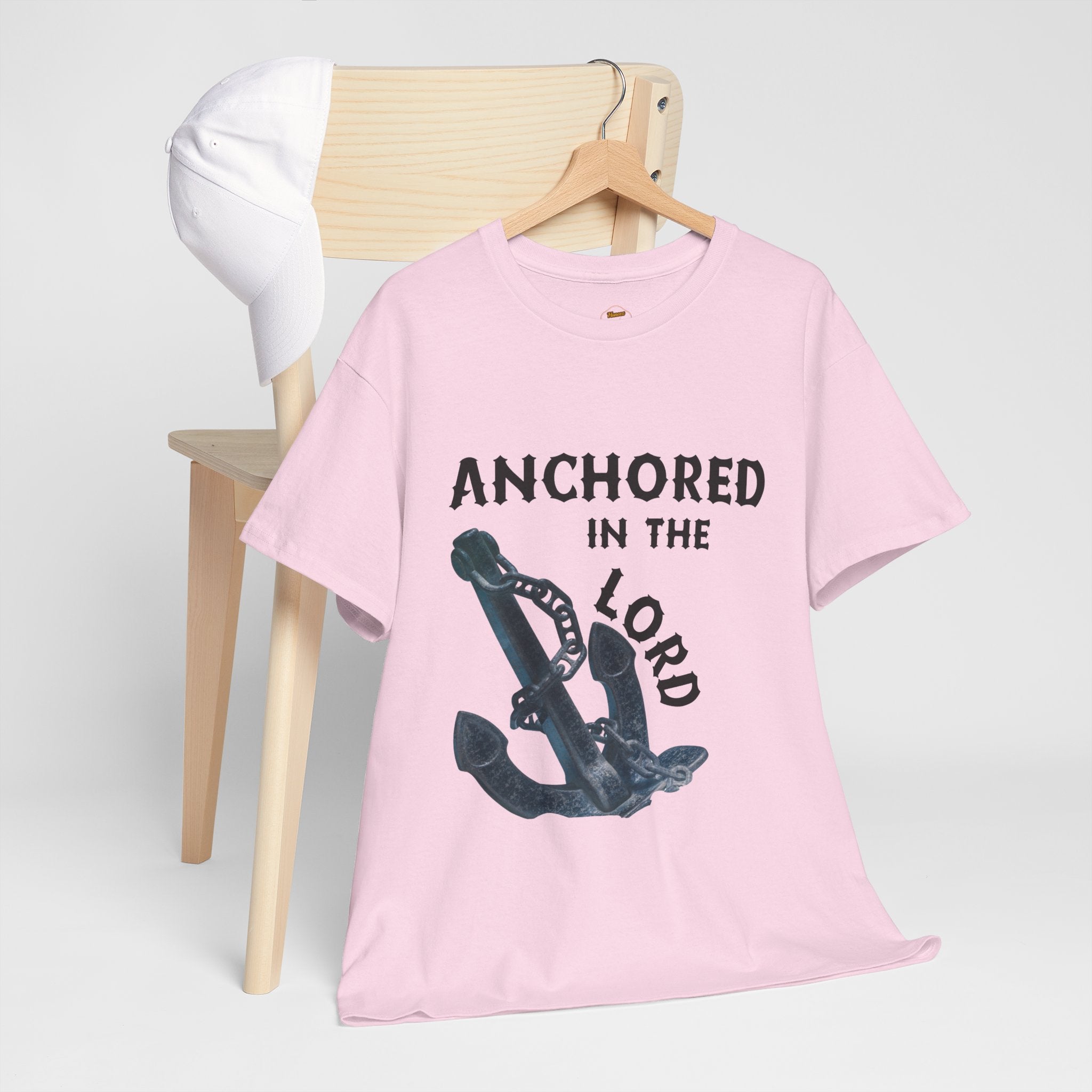 Anchored in the Lord T-Shirt - Black