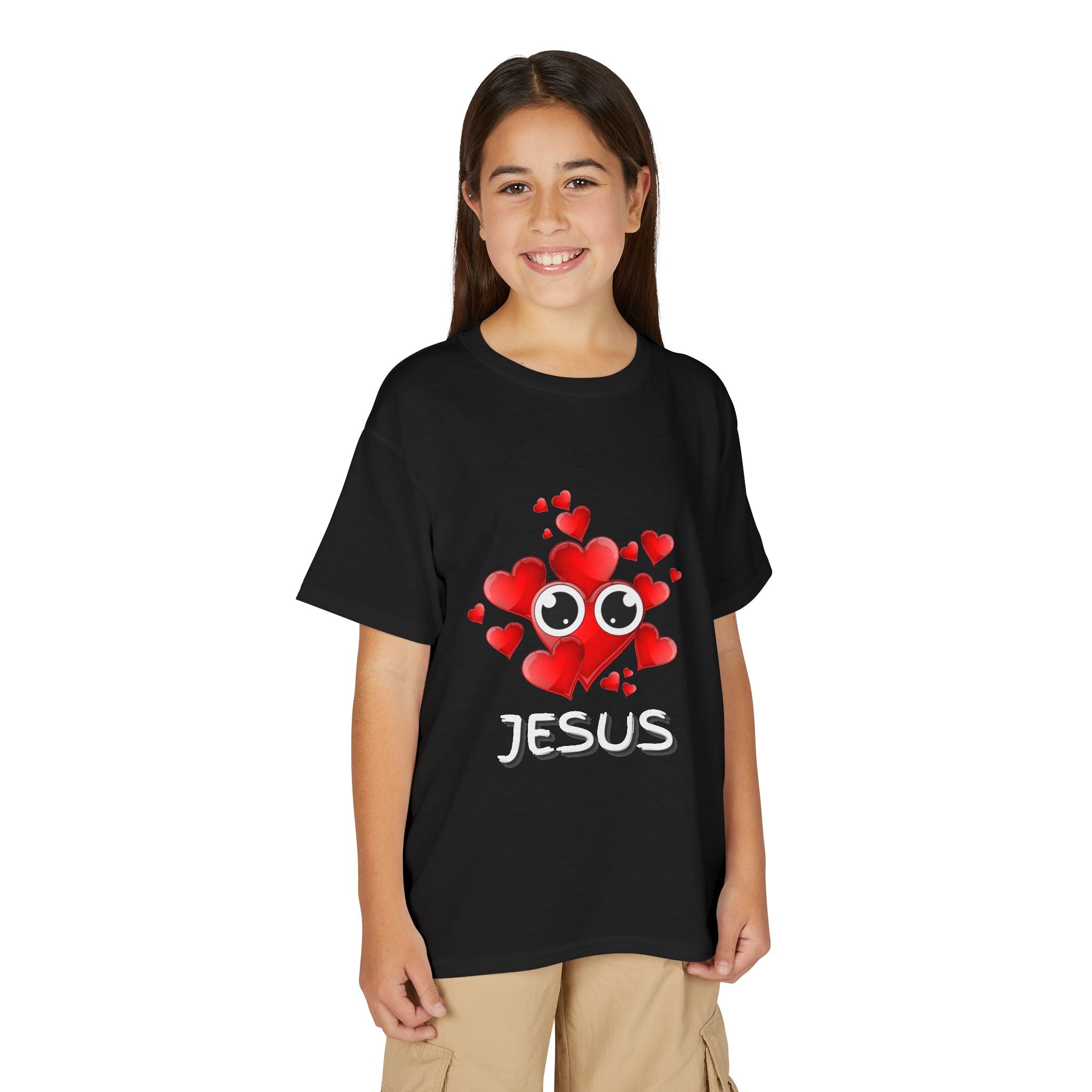 Eye Love Jesus Youth T-shirt - White