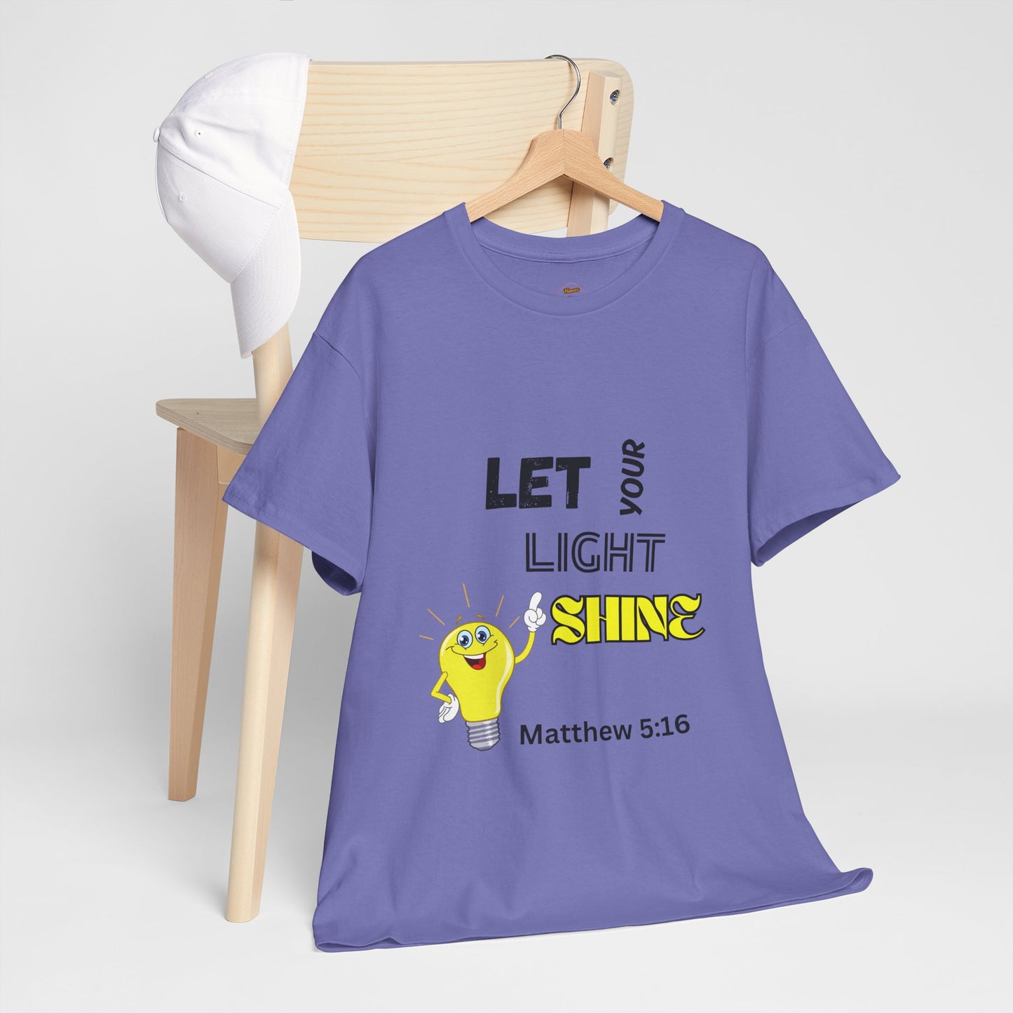 Let Your Light Shine T-Shirt – Matthew 5:16