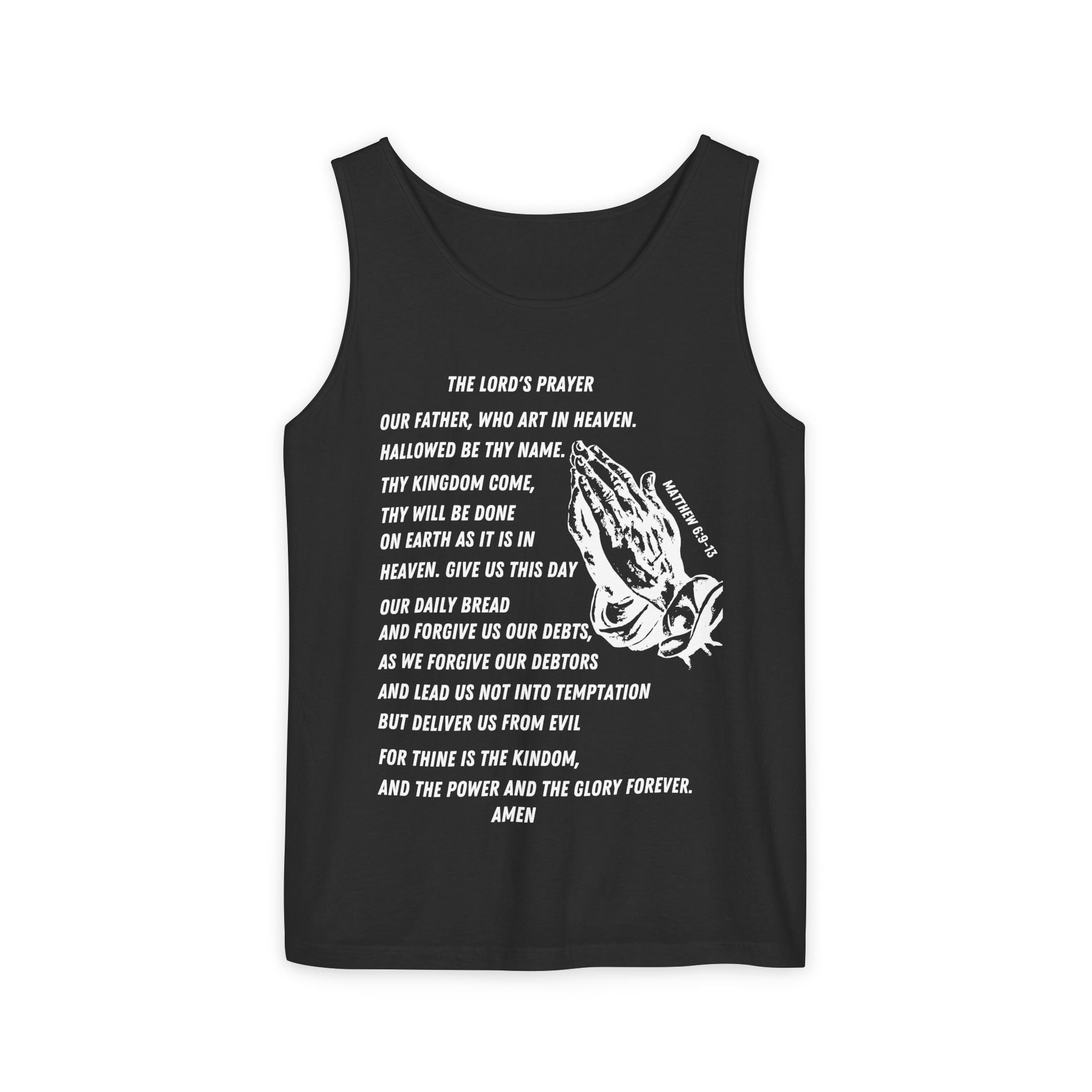 The Lord’s Prayer Tank Top - White