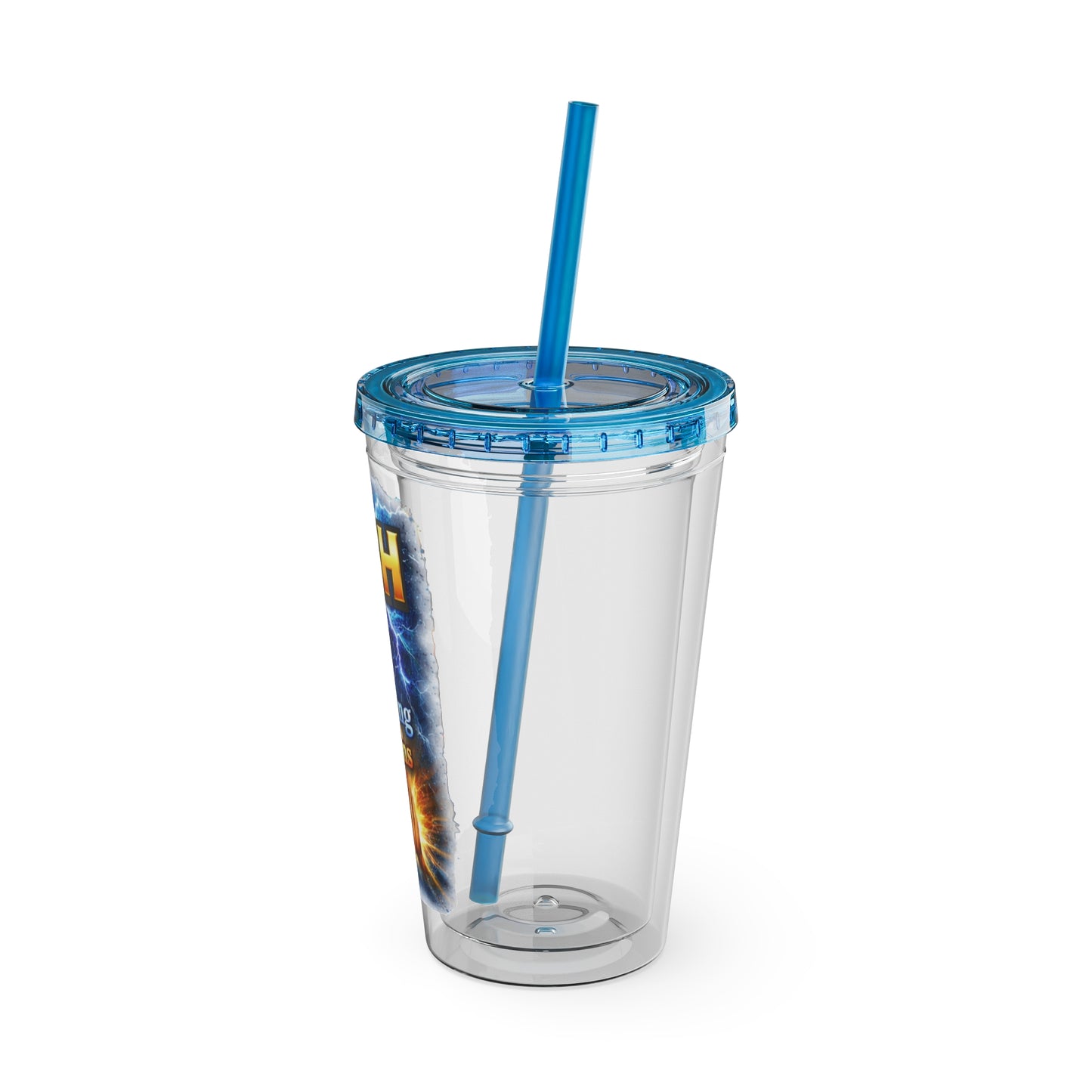 Push Pray Until Something Happens 16ozTumbler — Hands