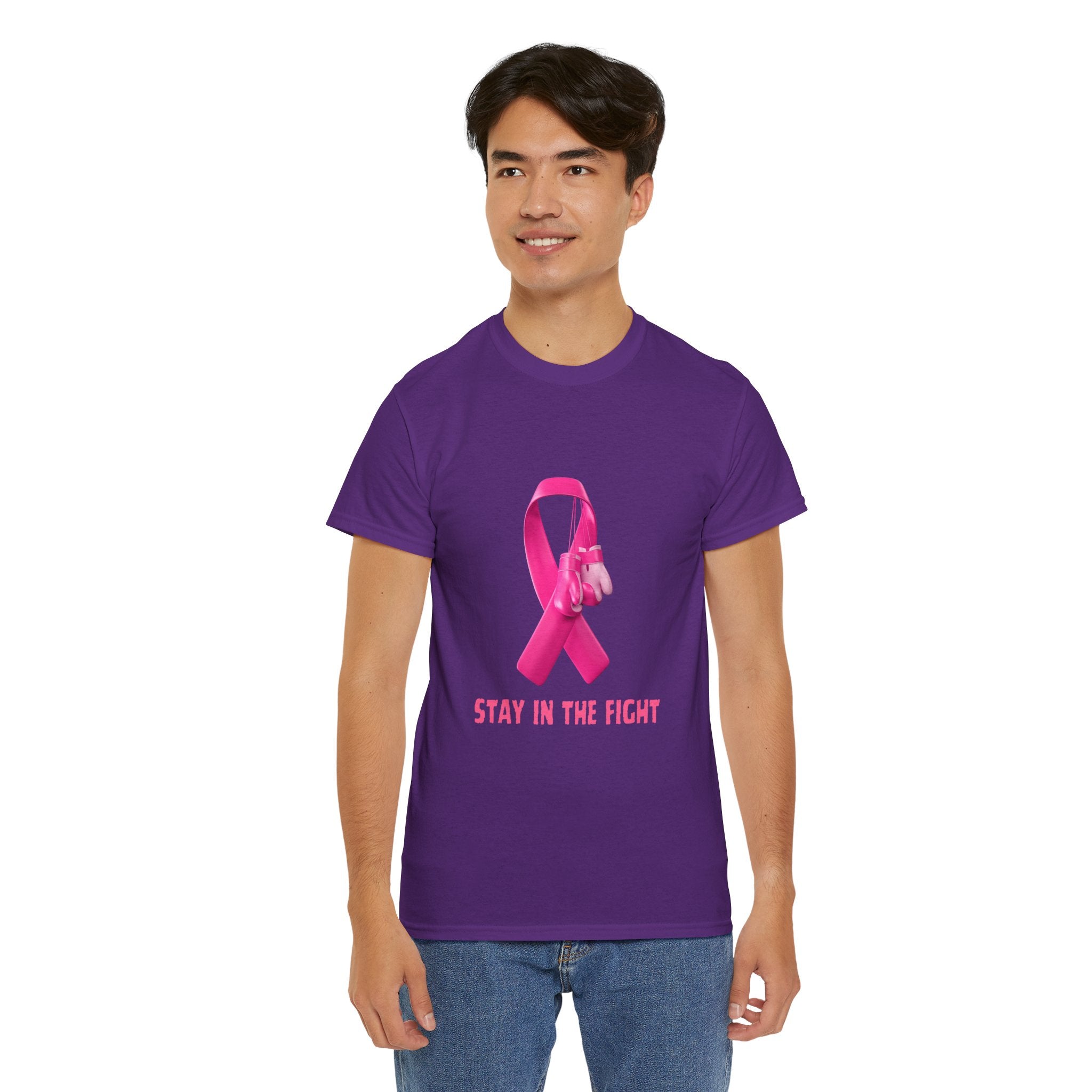 Stay in the Fight Pink Ribbon T-Shirt