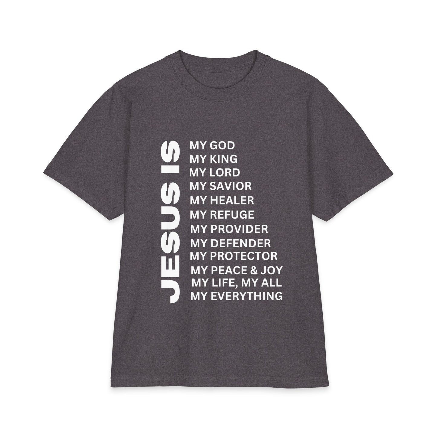 Christian JESUS IS T-shirt - 7X only - White