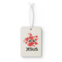 Eye Love Jesus Heart Car Air Freshener