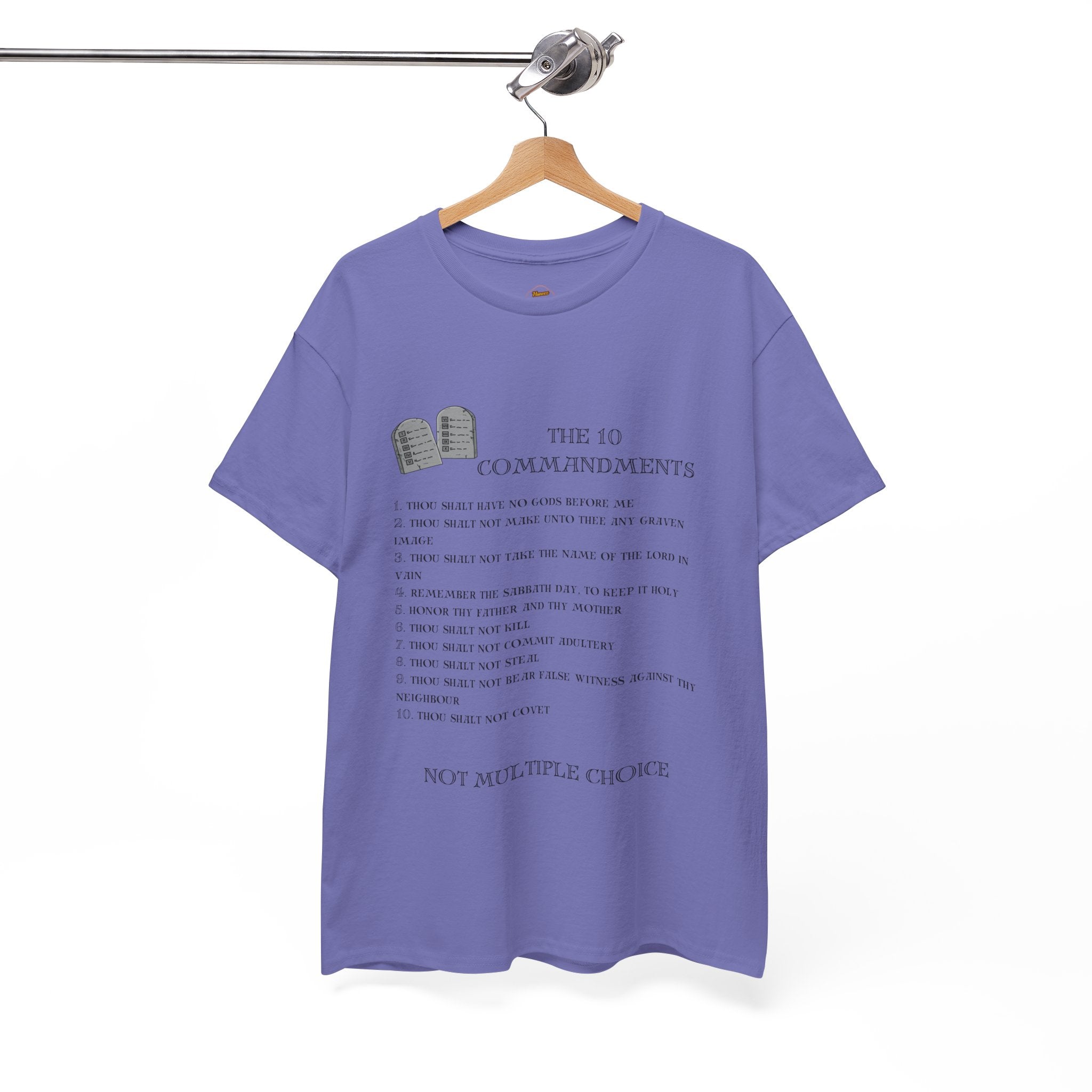 10 Commandments T-Shirt - Black