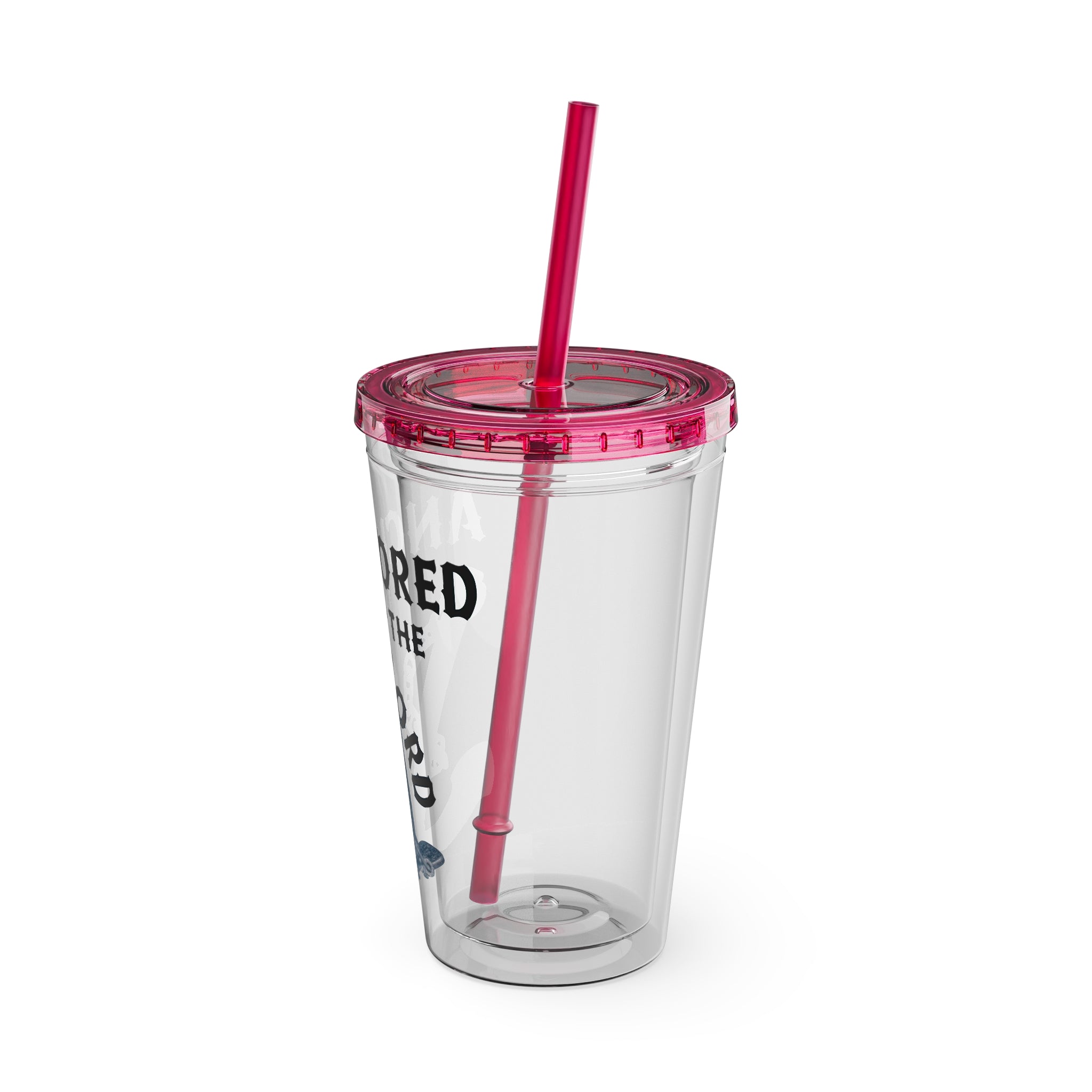Anchored in the Lord 16oz Tumbler with Straw