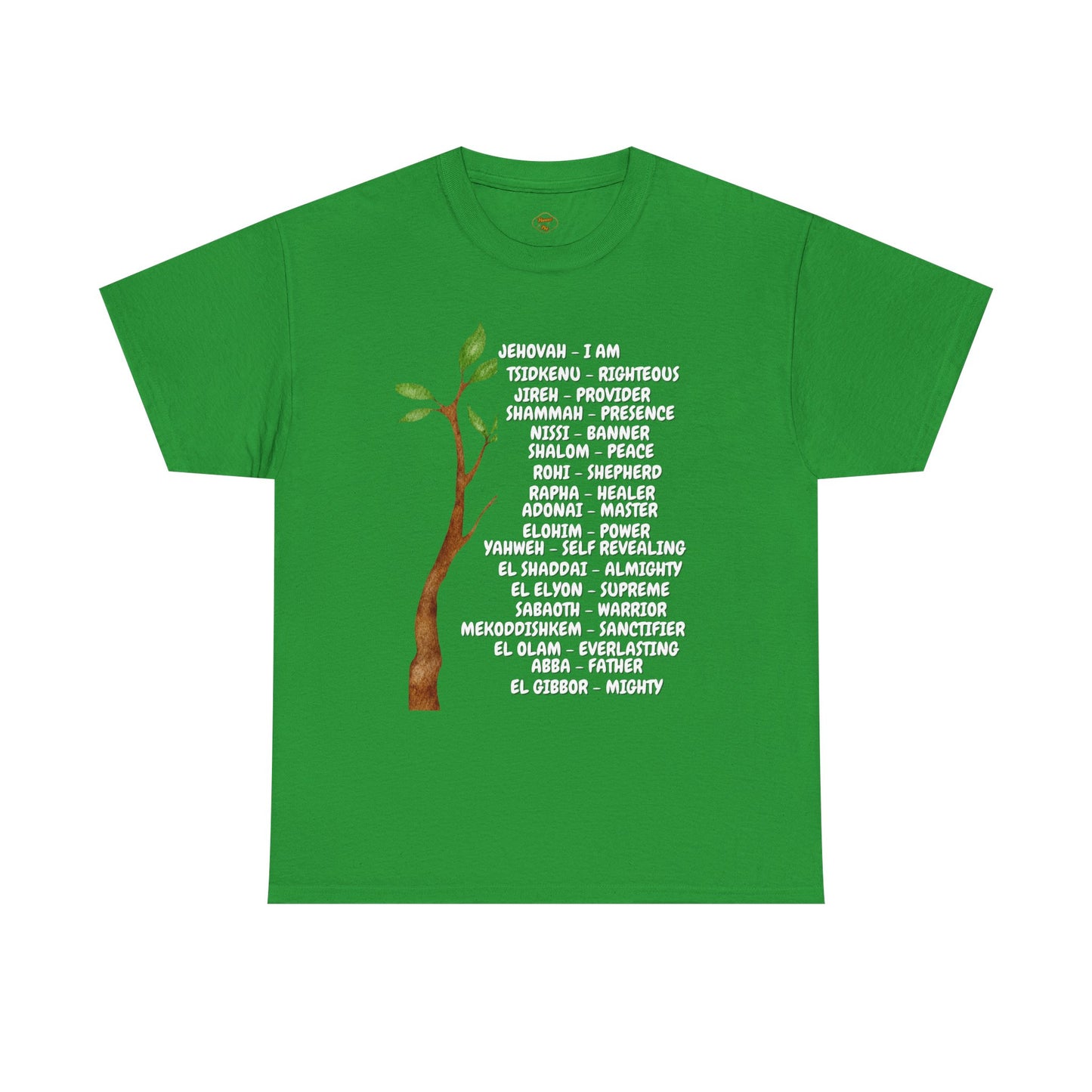 Characteristic Names of God T-Shirt - White