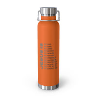 Christian JESUS IS 22oz Insulated Water Bottle - Black