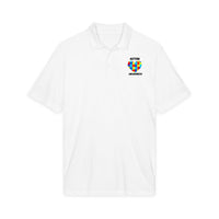Autism Puzzle Heart Polo - Black