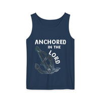 Anchored in the Lord Tank Top - White