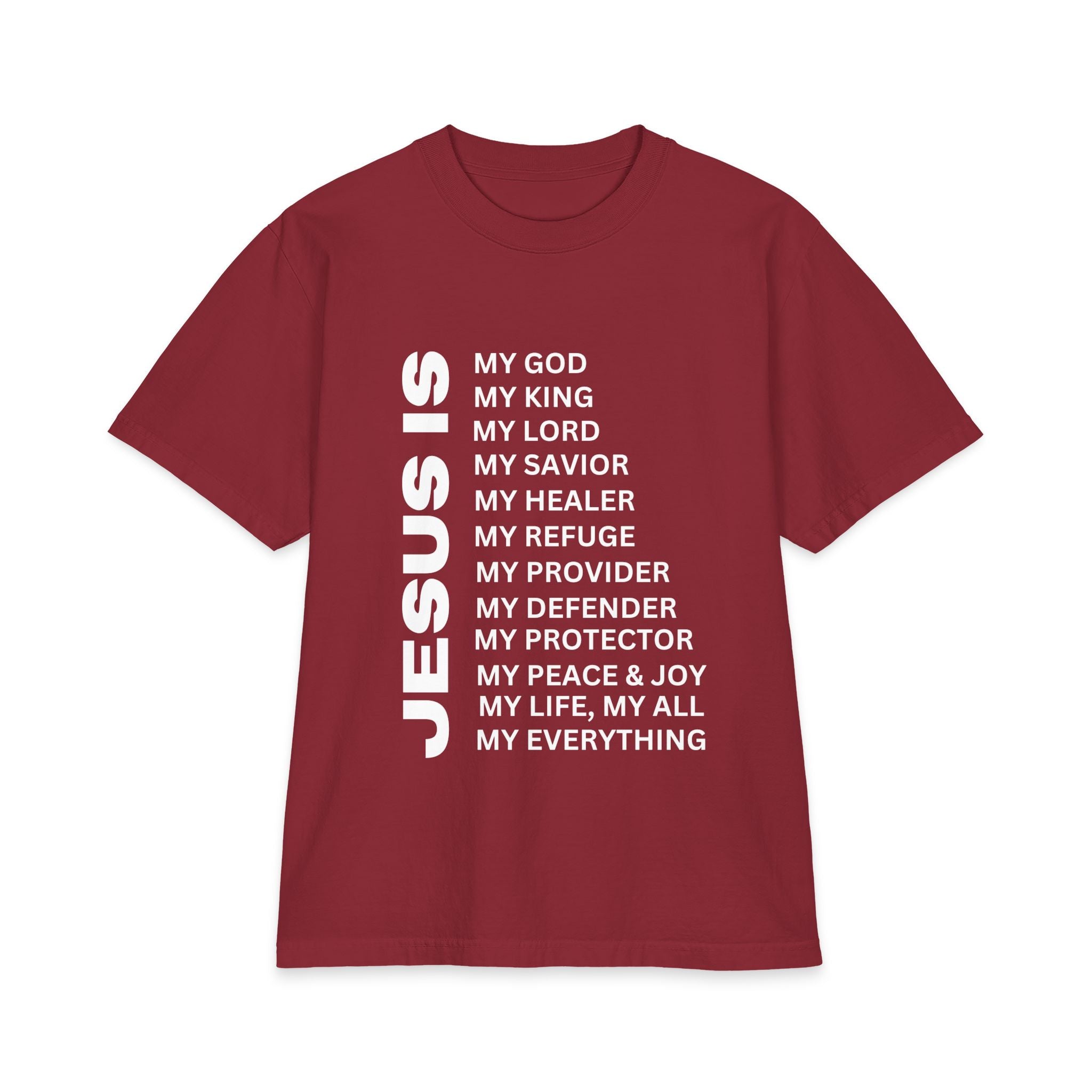 Christian JESUS IS T-shirt - 7X only - White