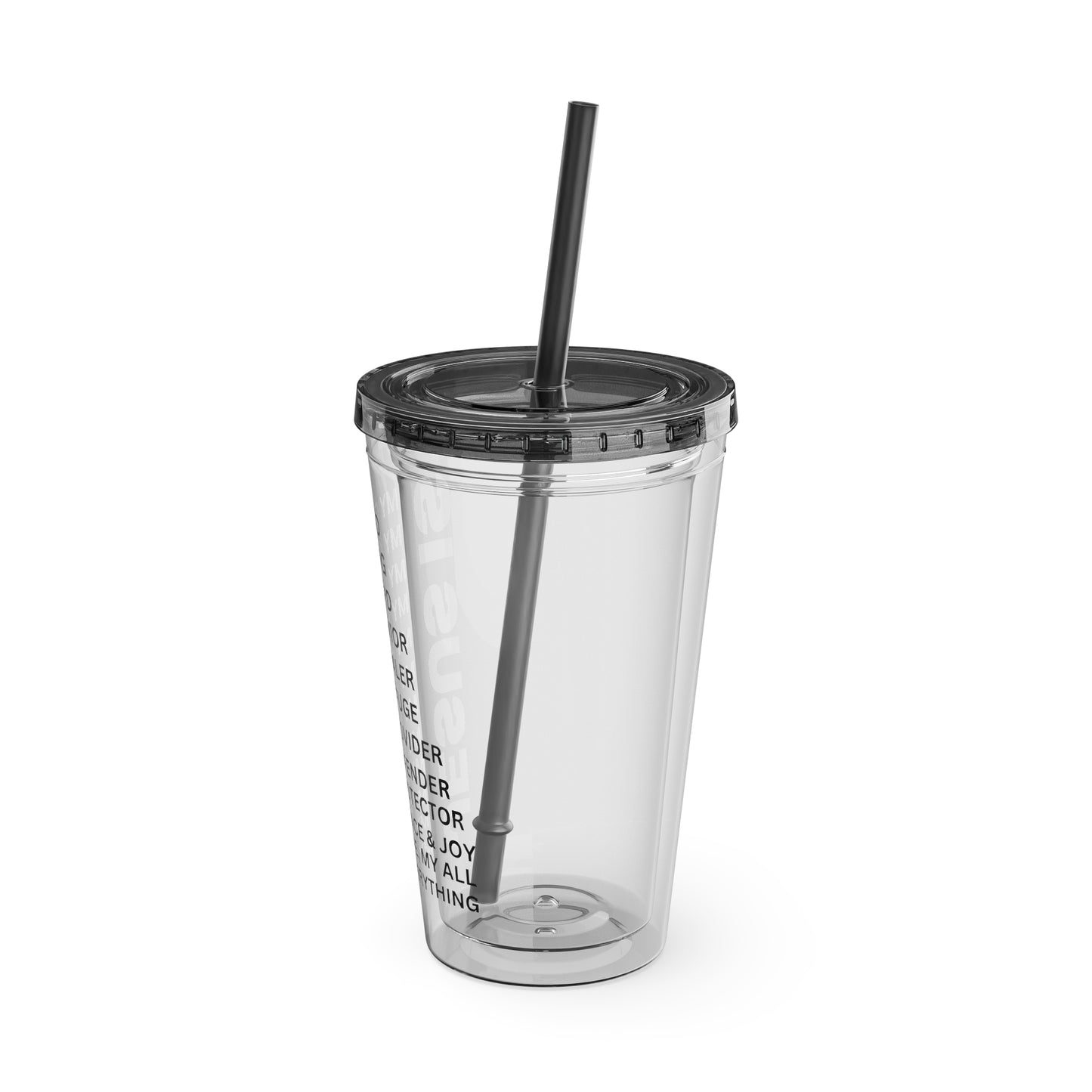 Christian JESUS IS 16oz Tumbler with Straw
