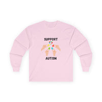 Puzzle Piece Hands Awareness Shirt - Blk