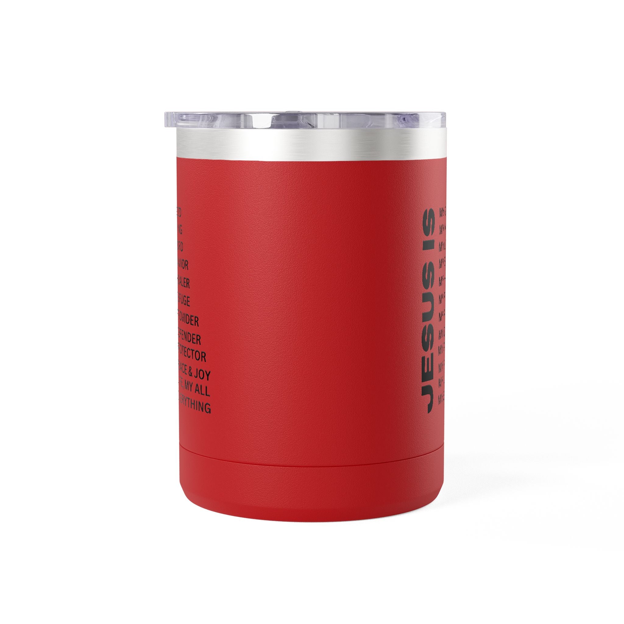Christian Jesus Is 15oz Tumbler - Black