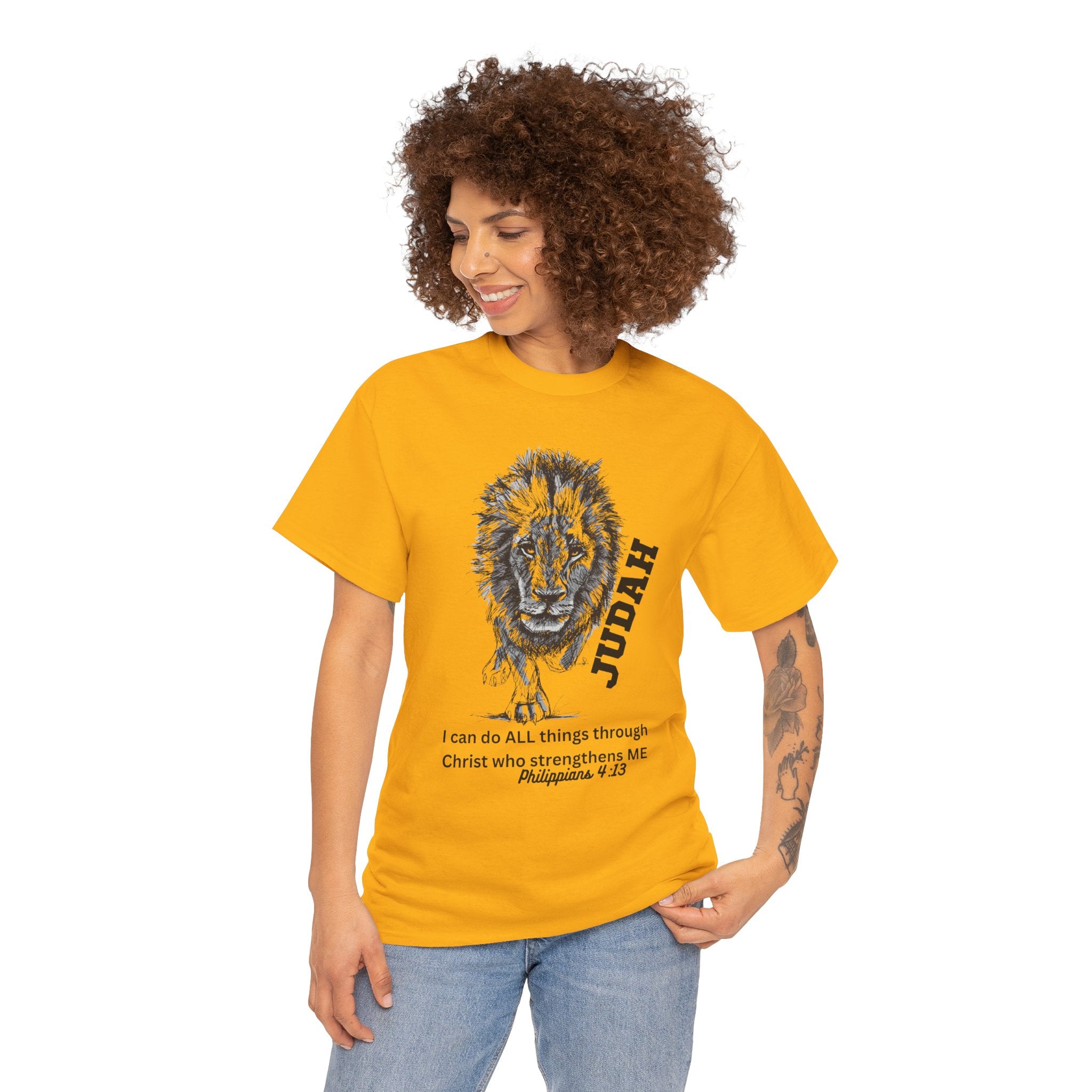 Lion of Judah – ‘I Can Do All Things’ Philippians 4:13 Tee