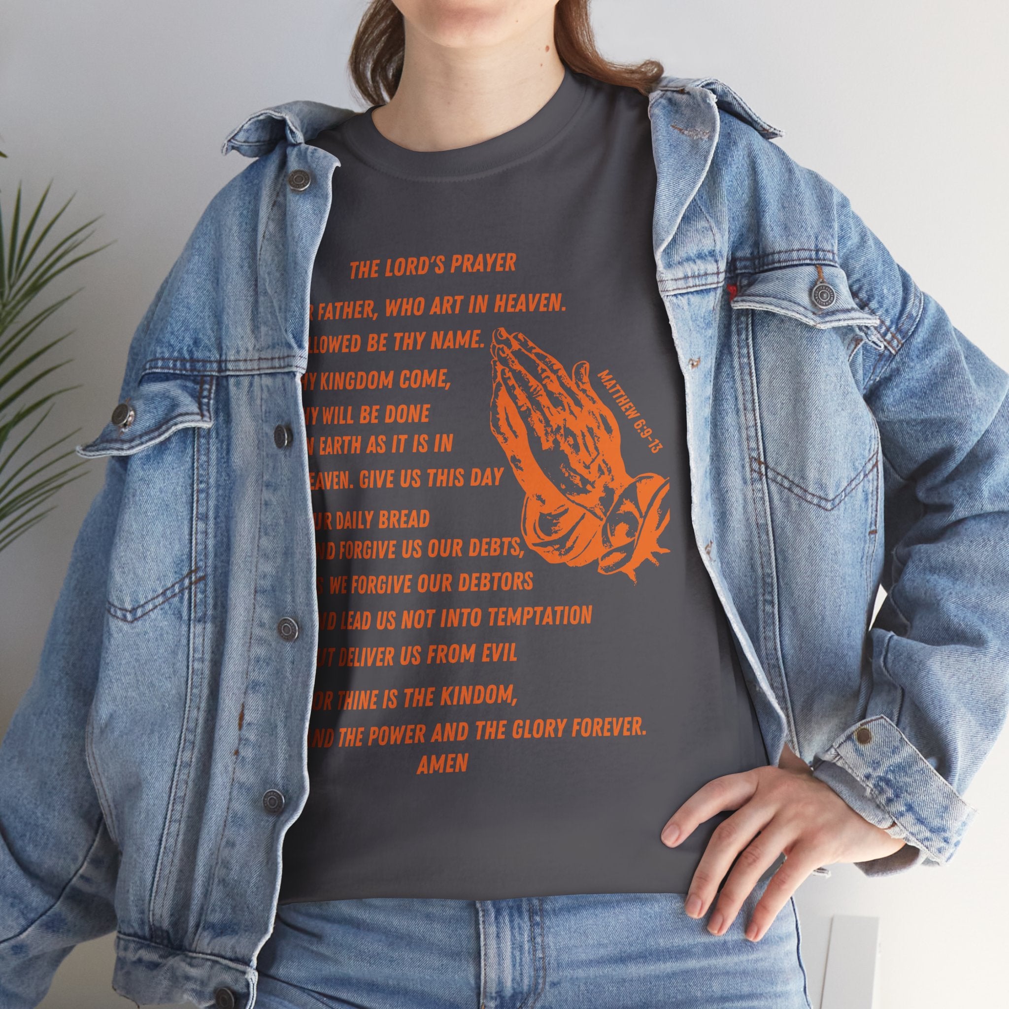 The Lord’s Prayer T-Shirt - Orange