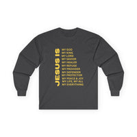 Christian JESUS IS Long Sleeve - Gold