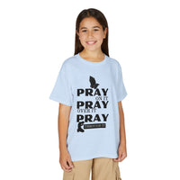 Pray On It, Pray Over It, Pray Through It Youth T-shirt
