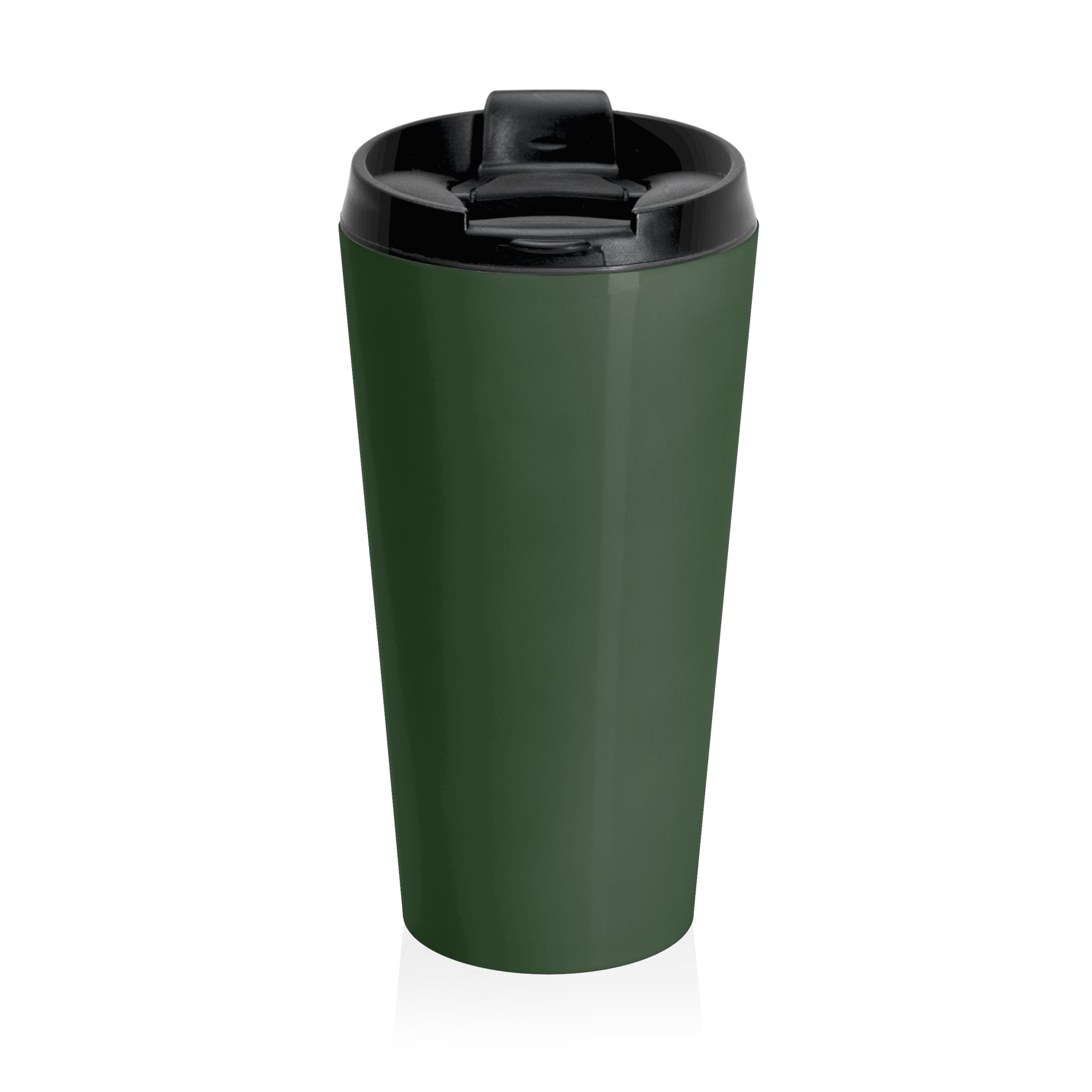 Push: "Pray Until Something Happens" Stainless Steel Green Travel Mug