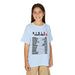 Bible Emergency Numbers Youth T-Shirt — Black