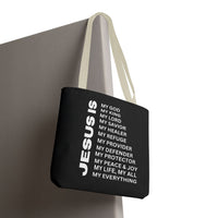 Christian JESUS IS Tote Bag - Black