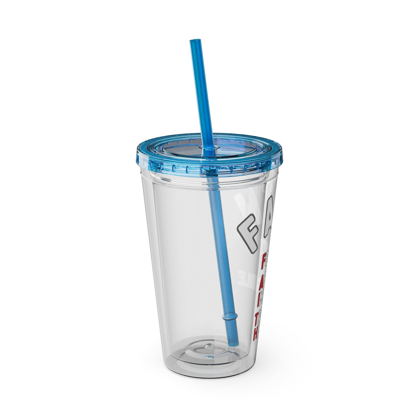 Faith "Forget About Impossible, Trust Him" 16oz Tumbler with Straw