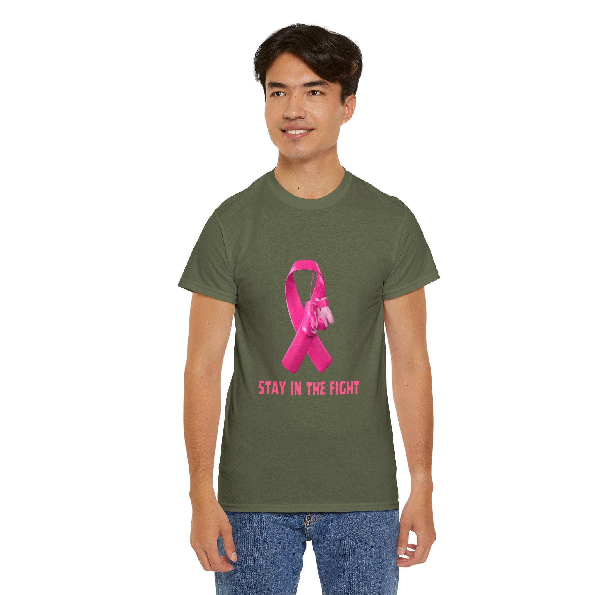 Stay in the Fight Pink Ribbon T-Shirt