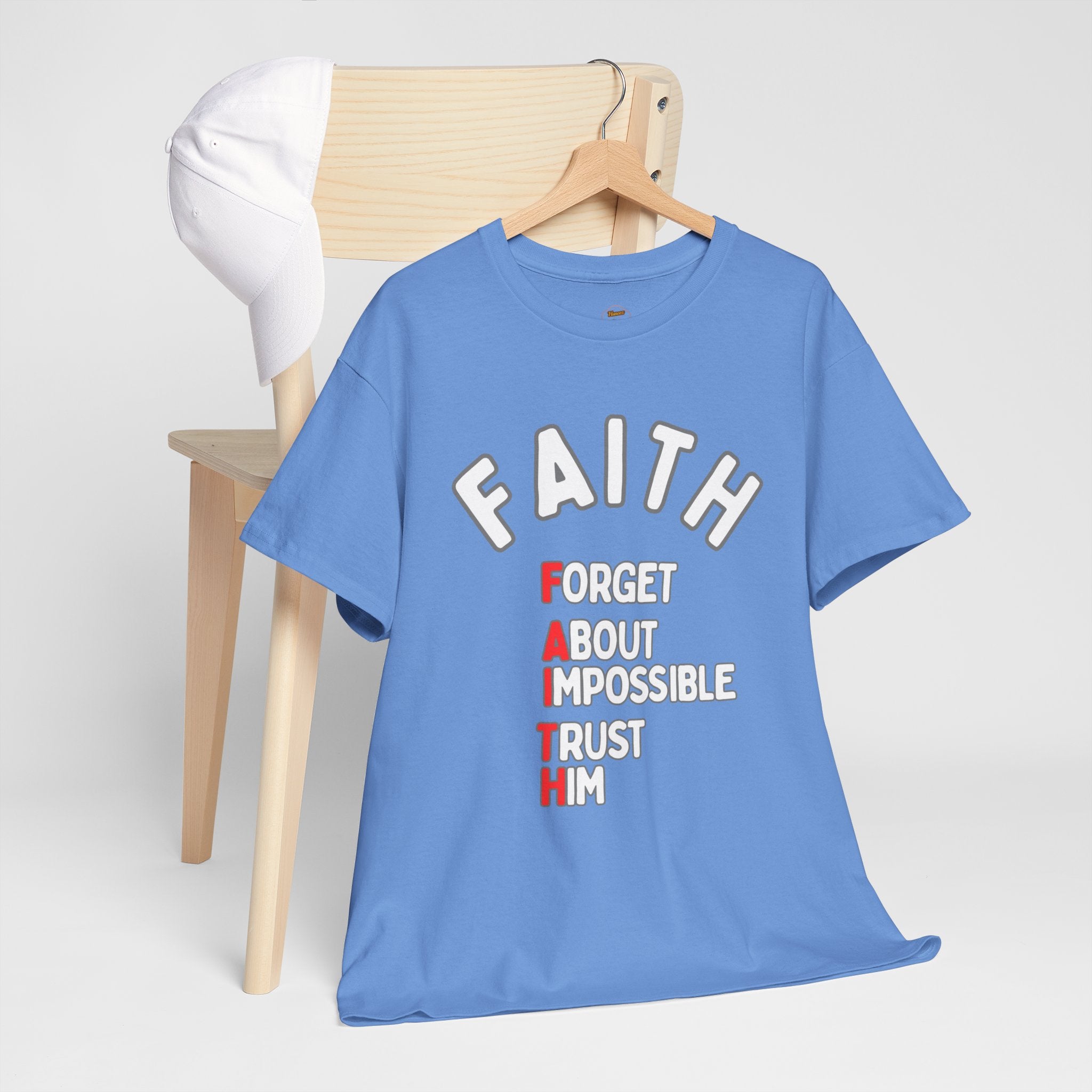 Faith T-Shirt – "Forget About Impossible, Trust Him" light